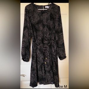 A chiffon midi dress